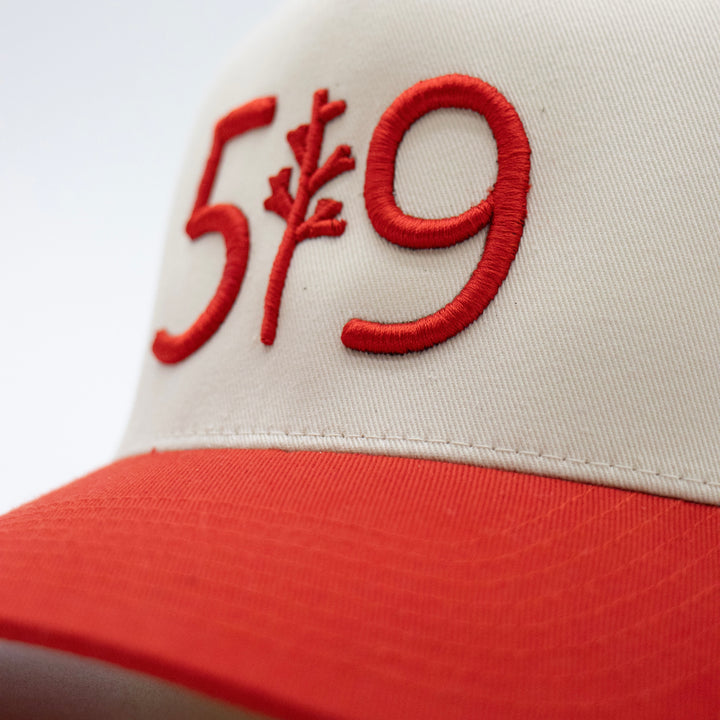 519 PUFF EMBROIDERED 2-TONE SNAPBACK (UNISEX)