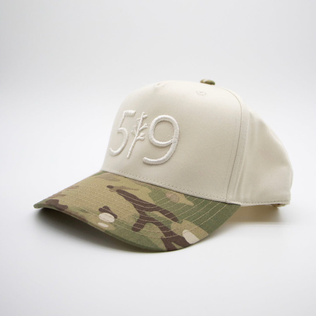 519 PUFF EMBROIDERED 2-TONE SNAPBACK (UNISEX)