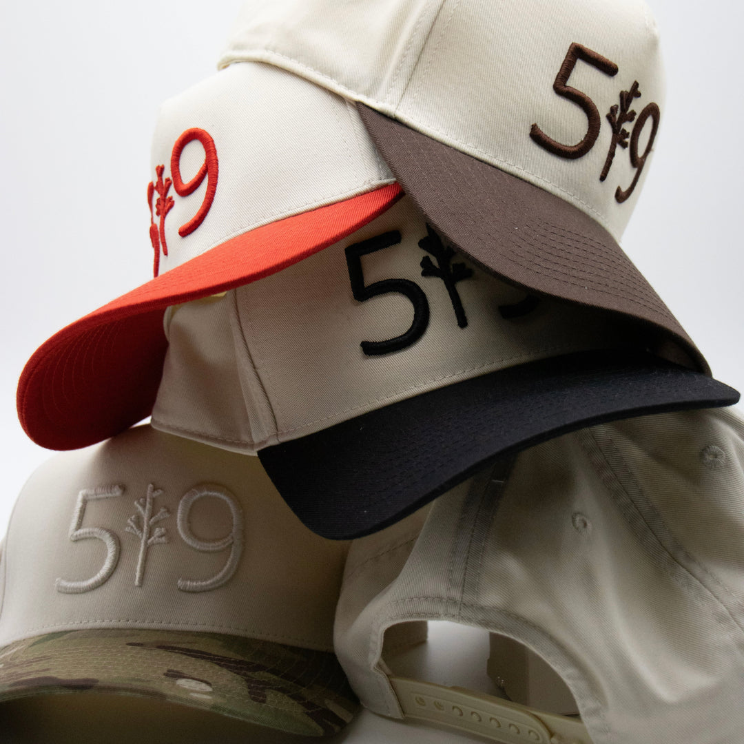 519 PUFF EMBROIDERED 2-TONE SNAPBACK (UNISEX)