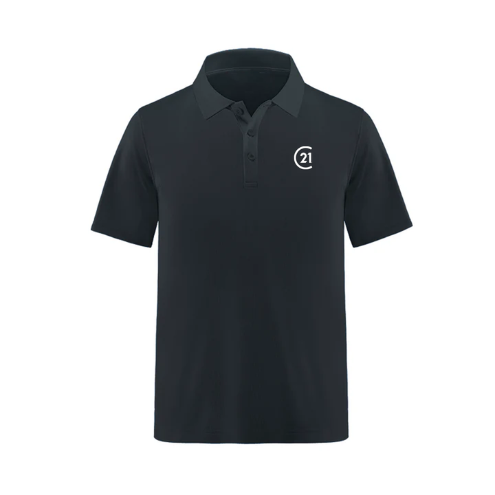CENTURY 21 EMBROIDERED PIQUE POLO (MENS)