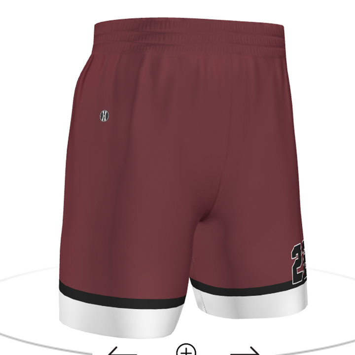 Customizable Unisex 4-Way Stretch Basketball 7" Shorts #228121