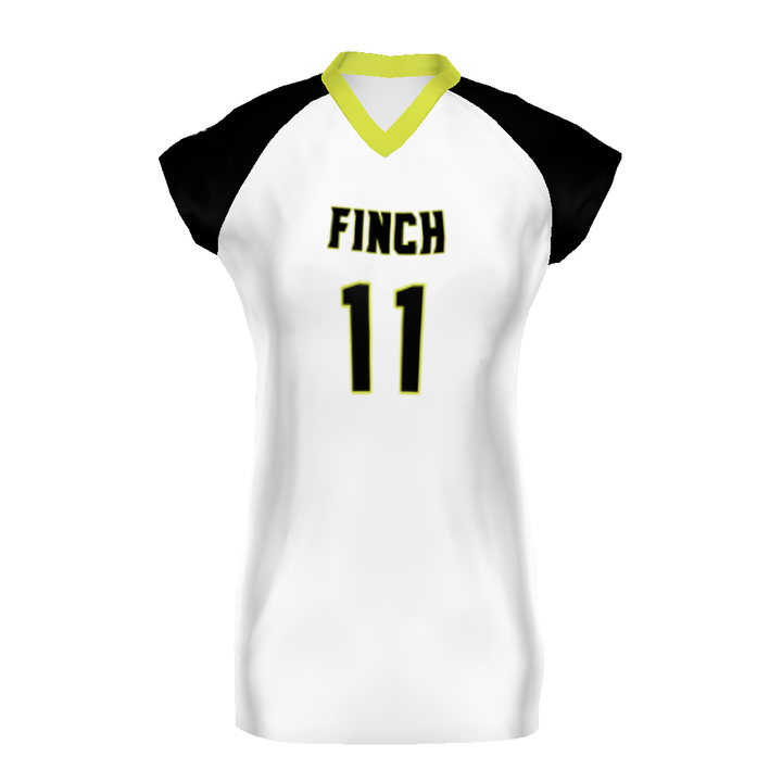 CUSTOMIZABLE LADIES VOLLEYBALL CAP SLEEVE JERSEY #228358