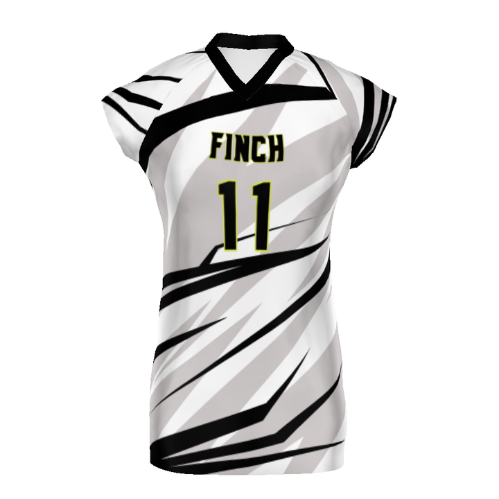 CUSTOMIZABLE LADIES VOLLEYBALL CAP SLEEVE JERSEY #228358