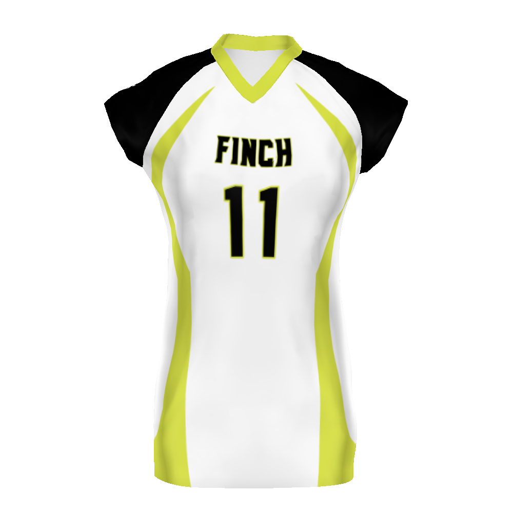 CUSTOMIZABLE LADIES VOLLEYBALL CAP SLEEVE JERSEY #228358