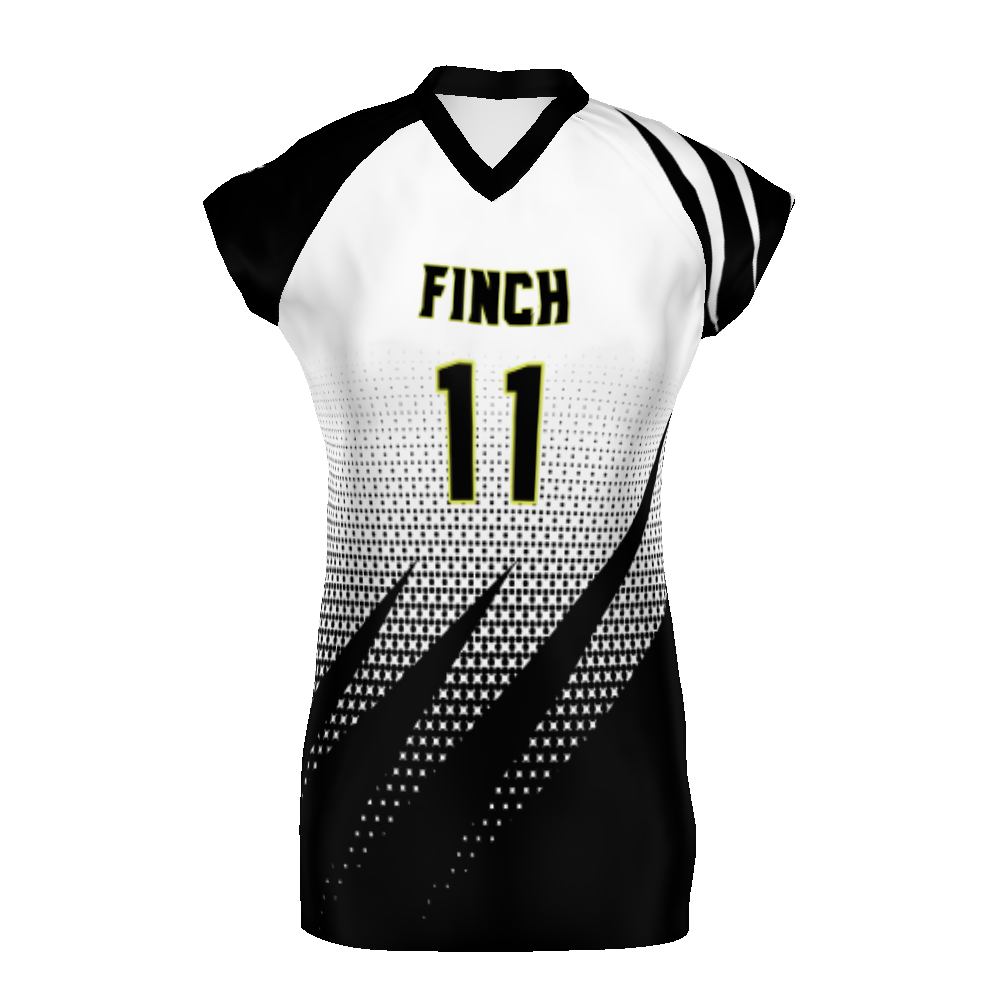 CUSTOMIZABLE LADIES VOLLEYBALL CAP SLEEVE JERSEY #228358