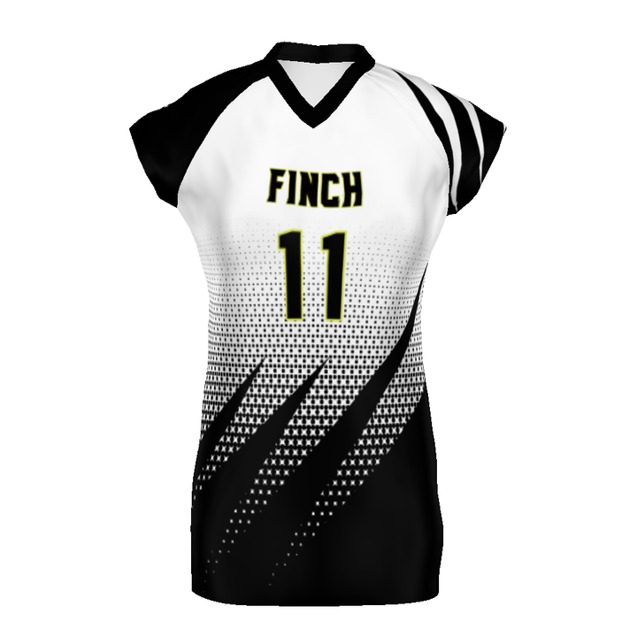 CUSTOMIZABLE LADIES VOLLEYBALL CAP SLEEVE JERSEY #228358