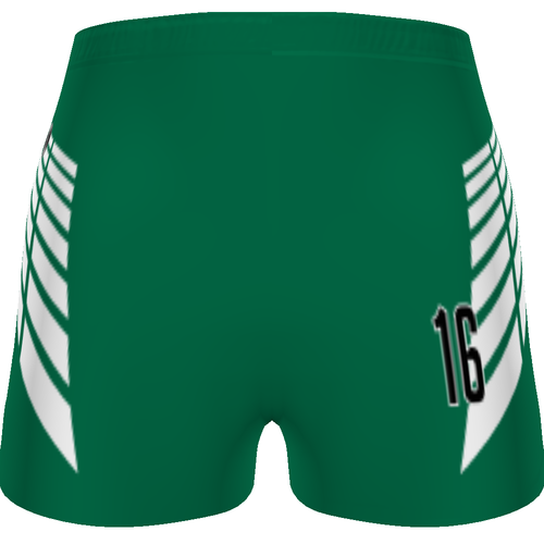 CUSTOMIZABLE LADIES TRACK SHORTS #228391