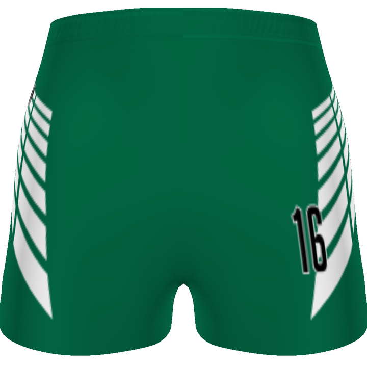 CUSTOMIZABLE LADIES TRACK SHORTS #228391