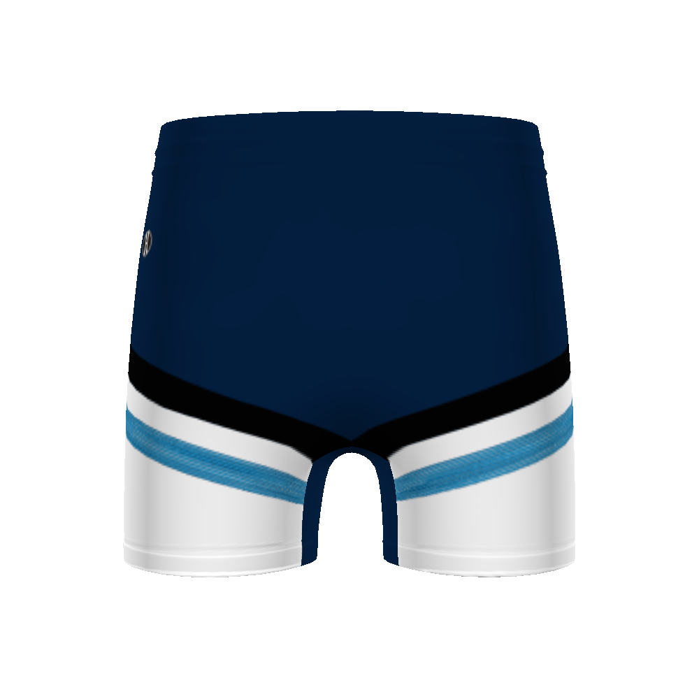 CUSTOMIZABLE LADIES FITTED TRACK SHORTS #228393
