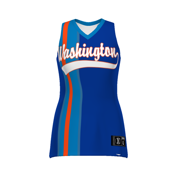 CUSTOMIZABLE GIRLS SLEEVELESS SOFTBALL JERSEY #228470