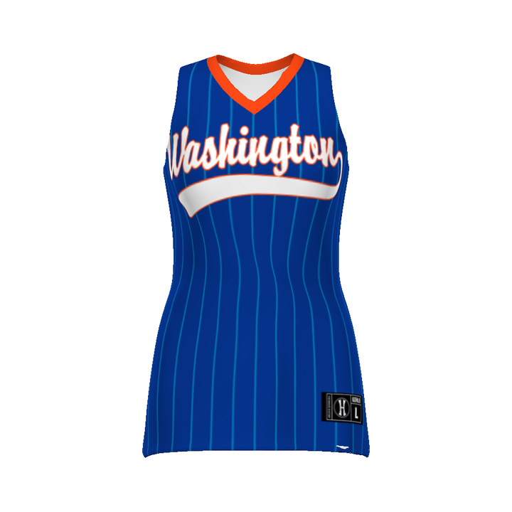CUSTOMIZABLE GIRLS SLEEVELESS SOFTBALL JERSEY #228470