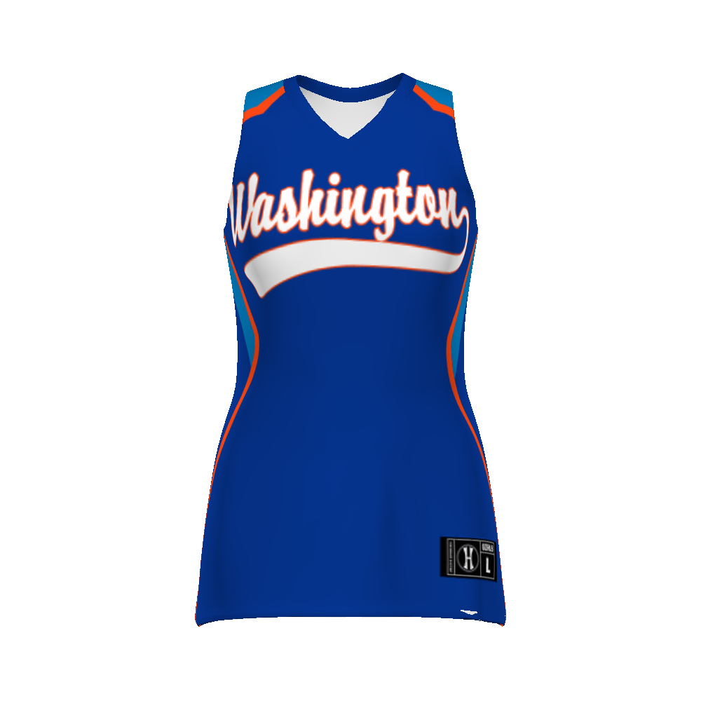 CUSTOMIZABLE GIRLS SLEEVELESS SOFTBALL JERSEY #228470