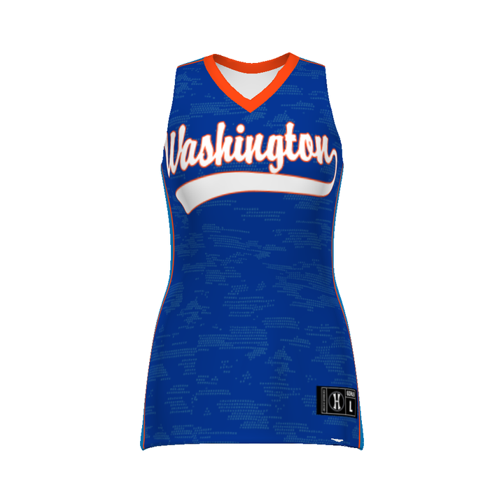 CUSTOMIZABLE GIRLS SLEEVELESS SOFTBALL JERSEY #228470