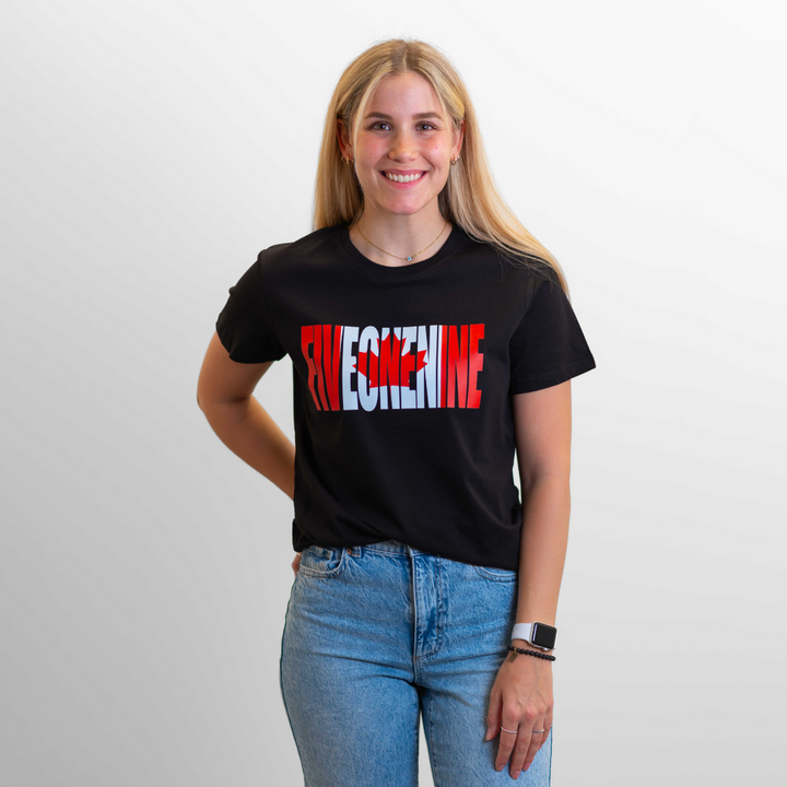 CANADIAN FLAG TEE (WOMENS)