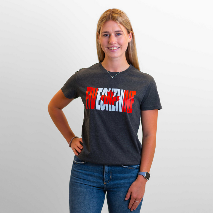 CANADIAN FLAG TEE (WOMENS)