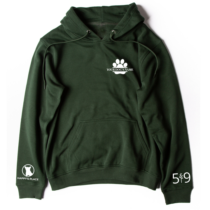 HAPPY'S PLACE CUSTOMIZABLE EMBROIDERED HOODIE (UNISEX)
