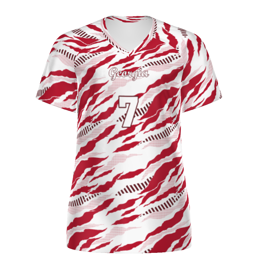CUSTOMIZABLE LADIES VOLLEYBALL SHORT SLEEVE JERSEY #341110