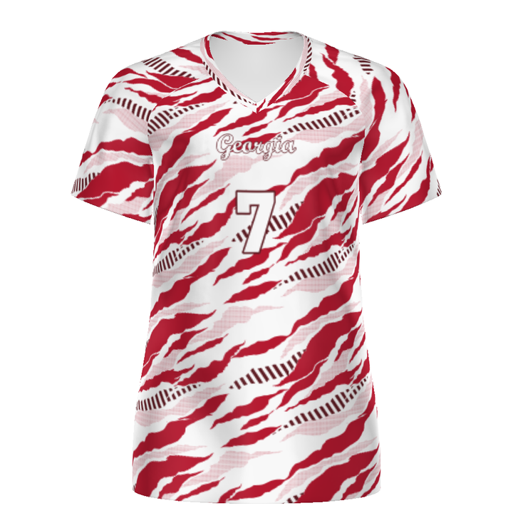 CUSTOMIZABLE LADIES VOLLEYBALL SHORT SLEEVE JERSEY #341110