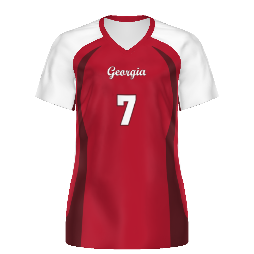 CUSTOMIZABLE LADIES VOLLEYBALL SHORT SLEEVE JERSEY #341110