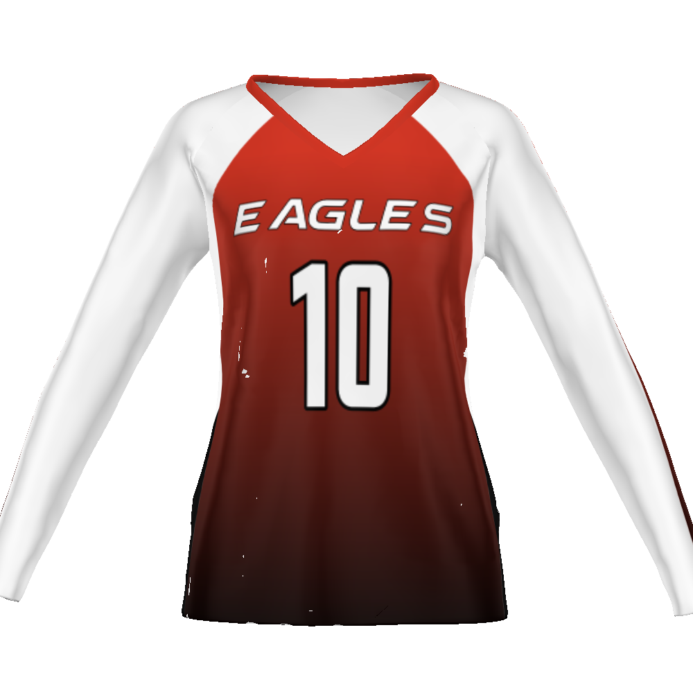 CUSTOMIZABLE LADIES VOLLEYBALL LONG SLEEVE JERSEY #341122