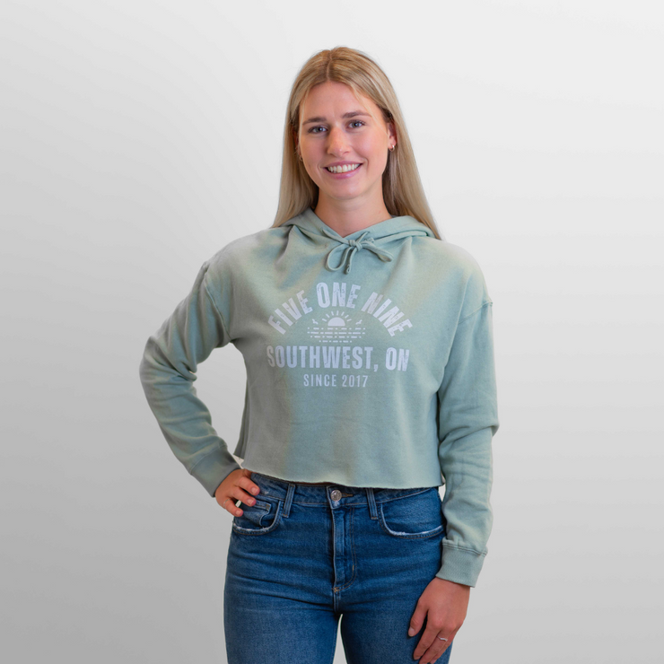 SOUTHWEST CROPPED HOODIE (WOMENS)