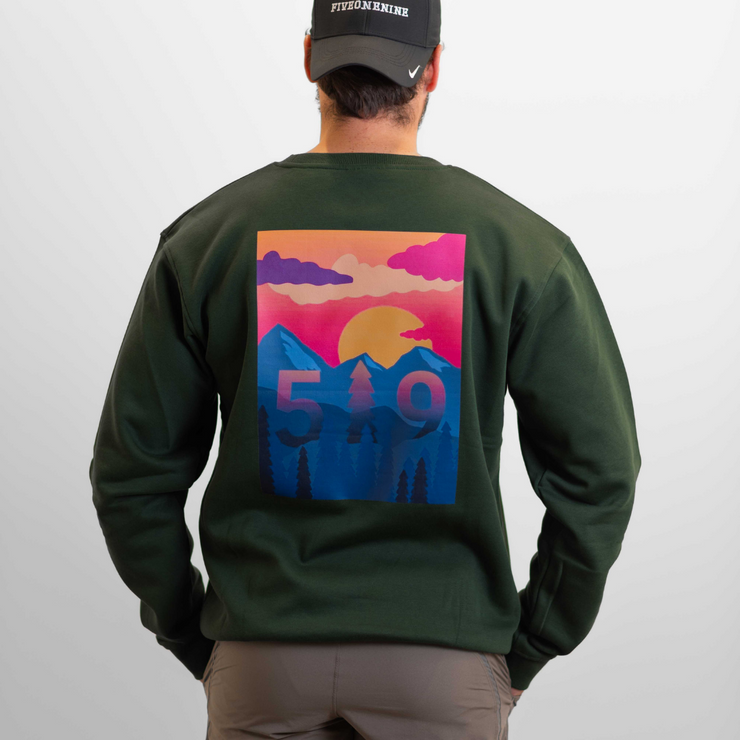 GONE CAMPING REVERSE CREWNECK (UNISEX)