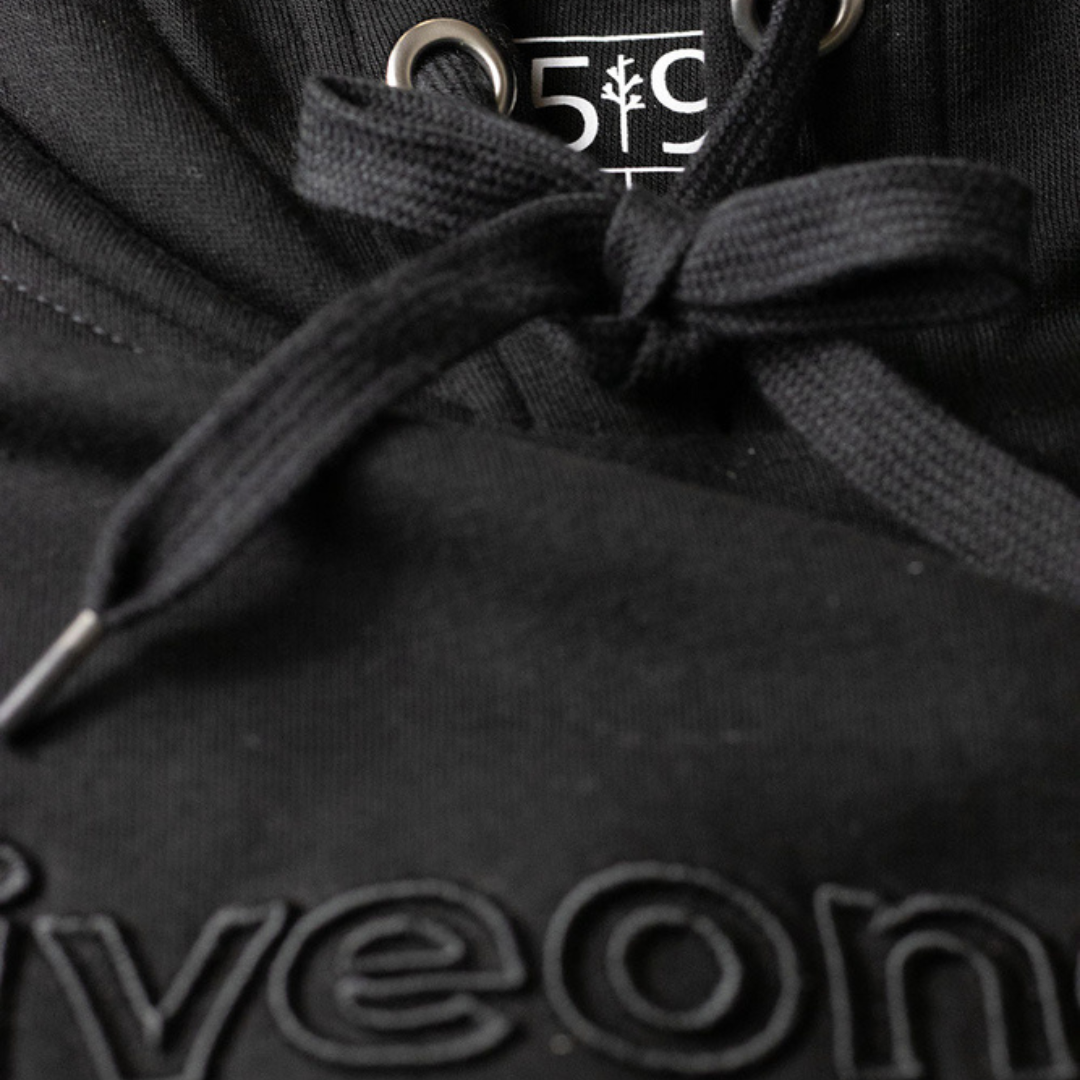 THE ELEVATED EDIT HOODIE - BLACK (UNISEX)