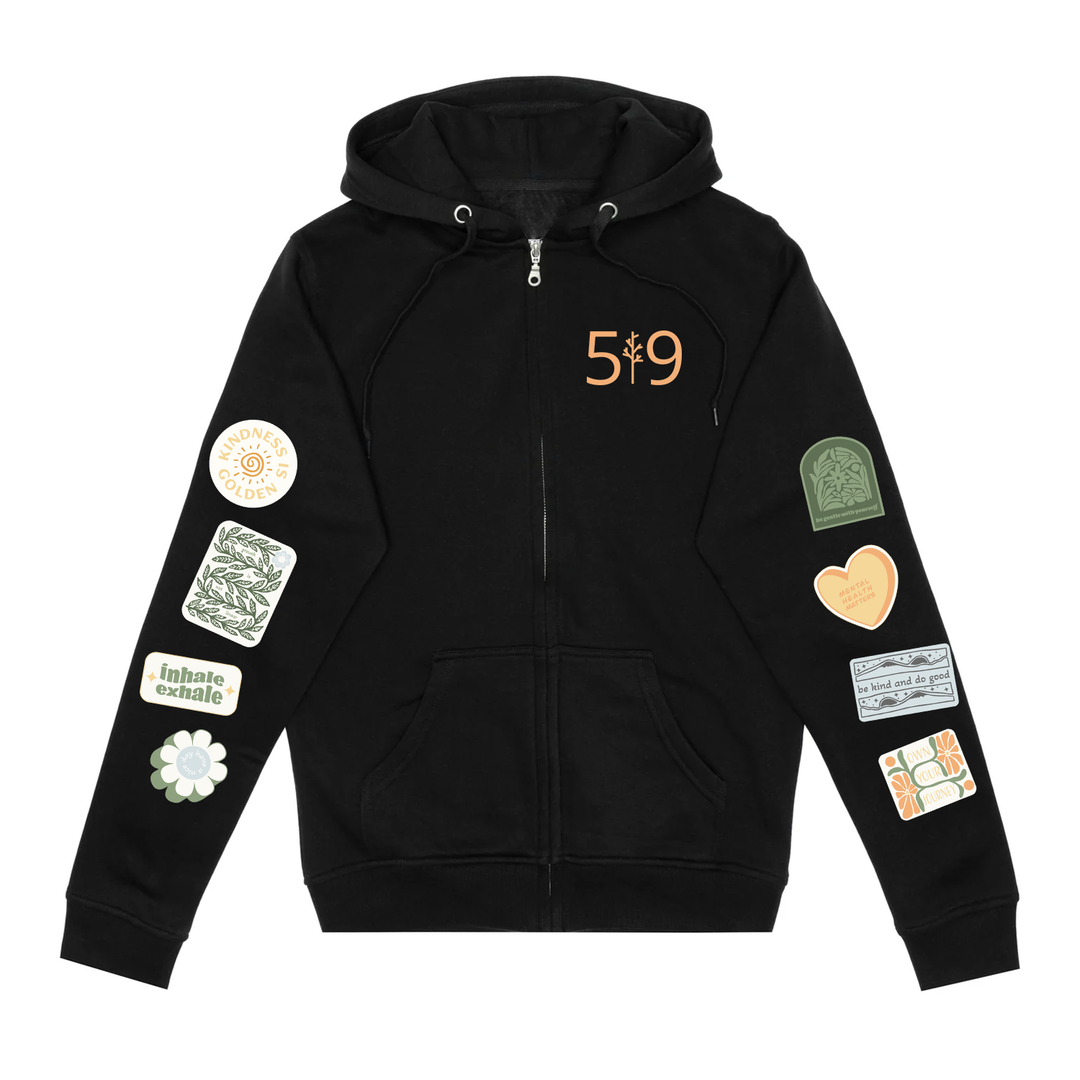 MINDFUL MOMENTS ZIP-UP (UNISEX)