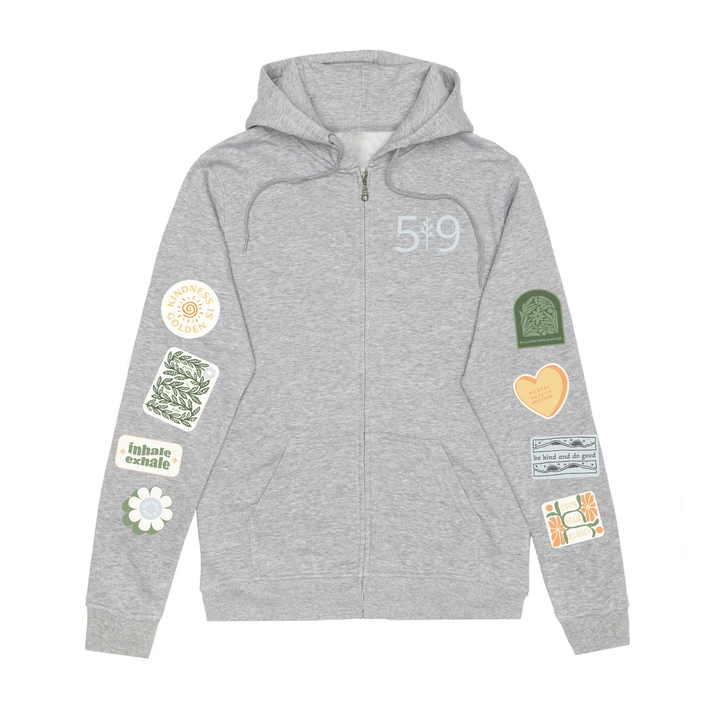 MINDFUL MOMENTS ZIP-UP (UNISEX)