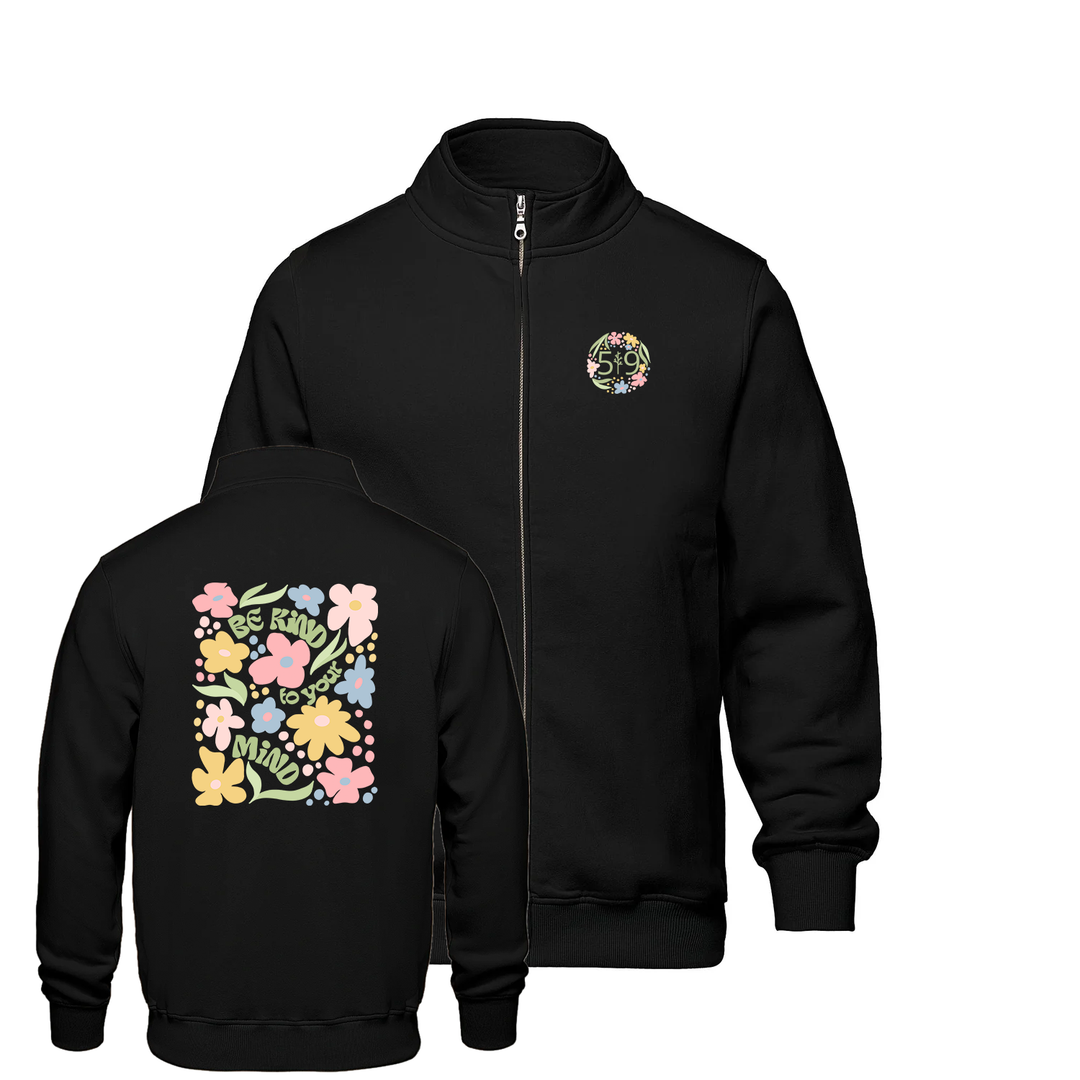 BE KIND TO YOUR MIND ZIP-UP SWEATER (UNISEX)