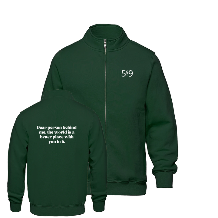 BETTER PLACE ZIP-UP SWEATER (UNISEX)