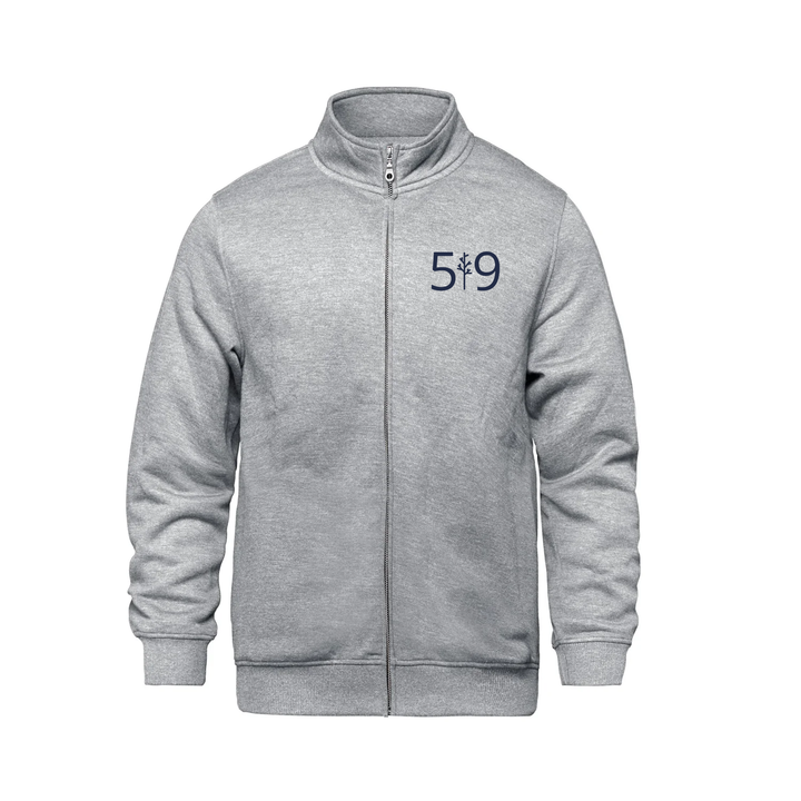 519 CLASSIC EMBROIDERED ZIP-UP SWEATER (UNISEX)