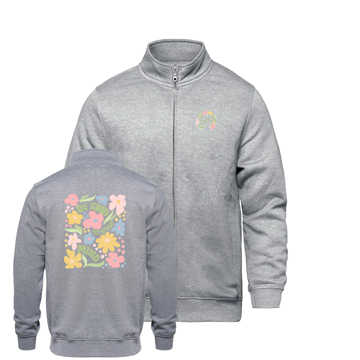 BE KIND TO YOUR MIND ZIP-UP SWEATER (UNISEX)