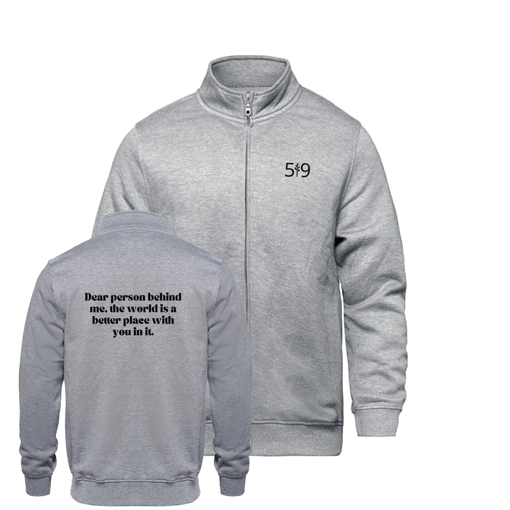 BETTER PLACE ZIP-UP SWEATER (UNISEX)