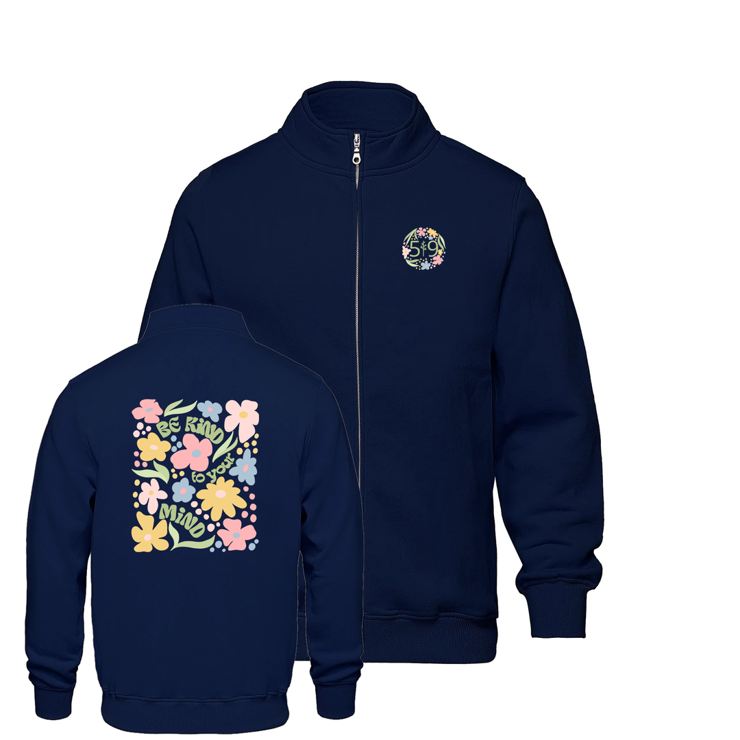 BE KIND TO YOUR MIND ZIP-UP SWEATER (UNISEX)