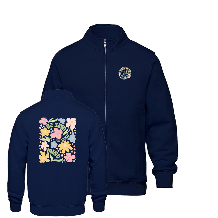 BE KIND TO YOUR MIND ZIP-UP SWEATER (UNISEX)