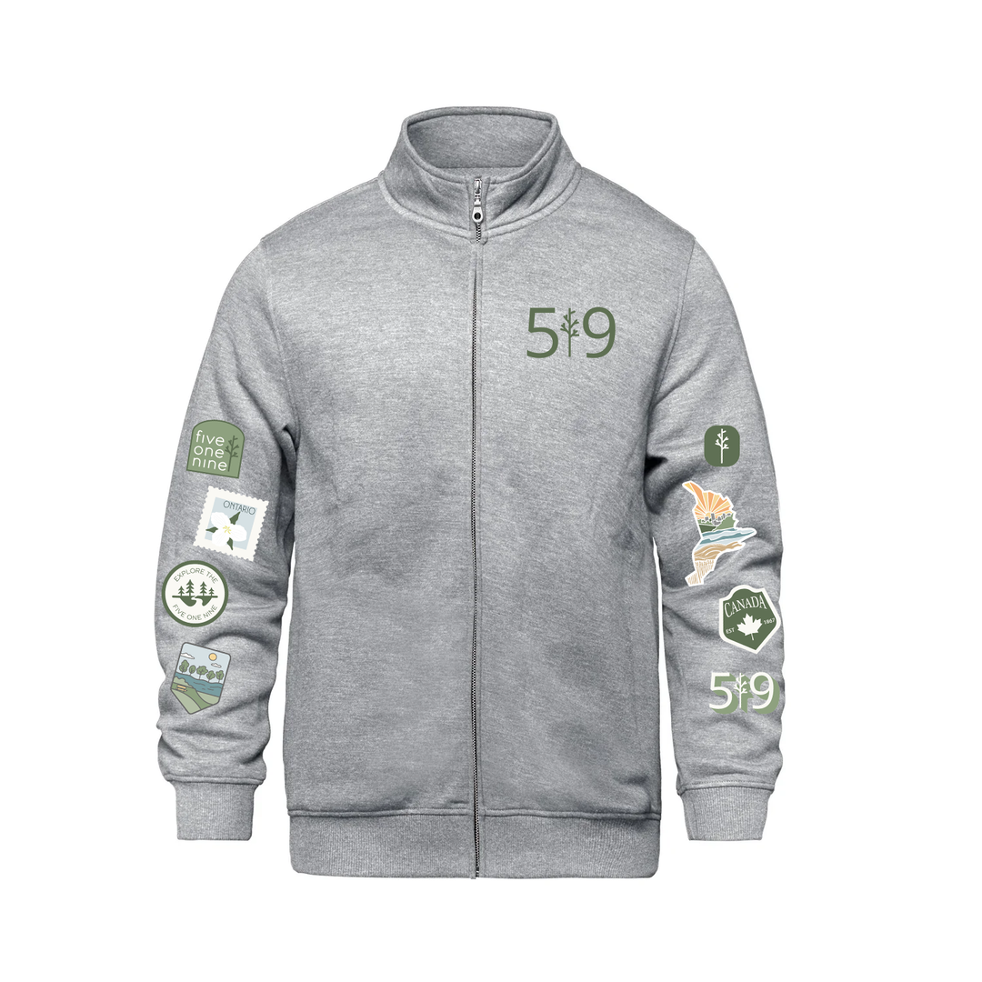 EXPLORE THE 519 ZIP-UP SWEATER (UNISEX)