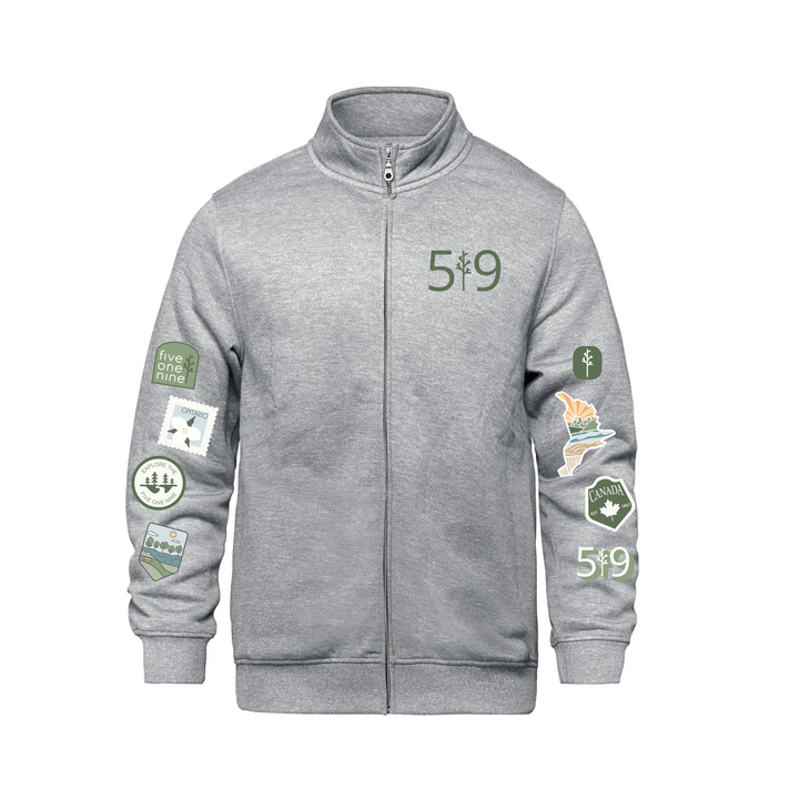 EXPLORE THE 519 ZIP-UP SWEATER (UNISEX)