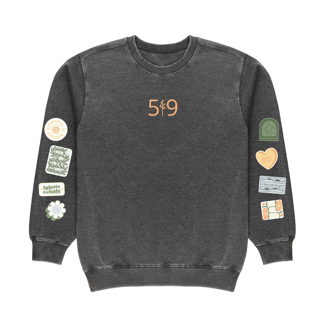 MINDFUL MOMENTS VINTAGE CREW (UNISEX)