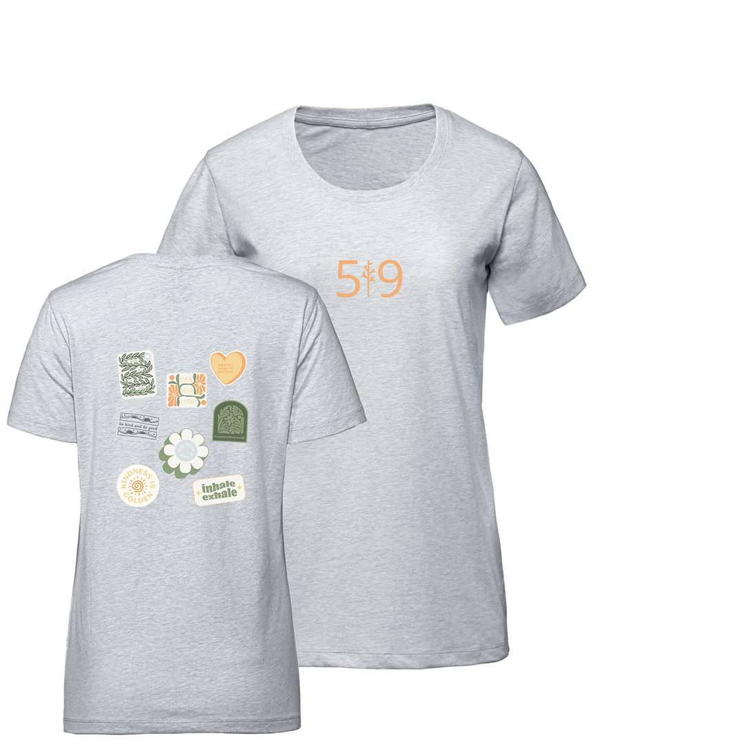 MINDFUL MOMENTS PREMIUM TEE (WOMENS)