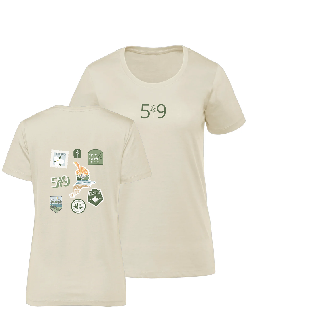 EXPLORE THE 519 PREMIUM TEE (WOMENS)