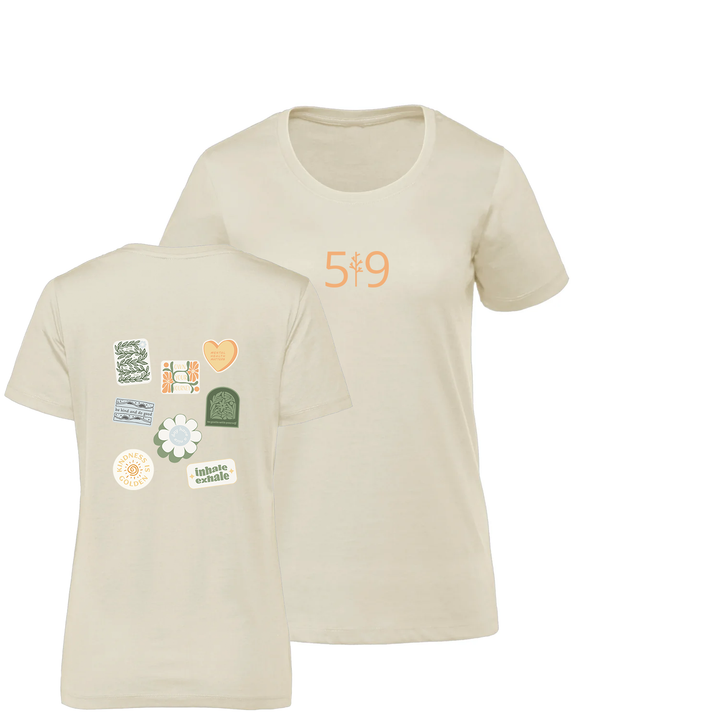 MINDFUL MOMENTS PREMIUM TEE (WOMENS)
