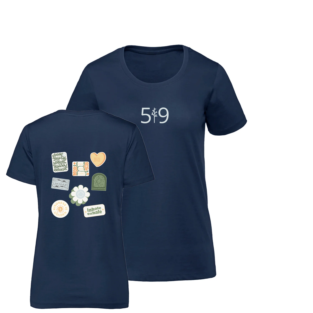 MINDFUL MOMENTS PREMIUM TEE (WOMENS)