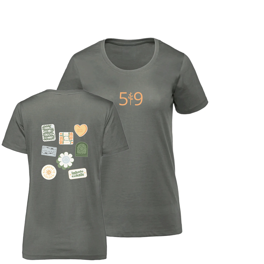 MINDFUL MOMENTS PREMIUM TEE (WOMENS)