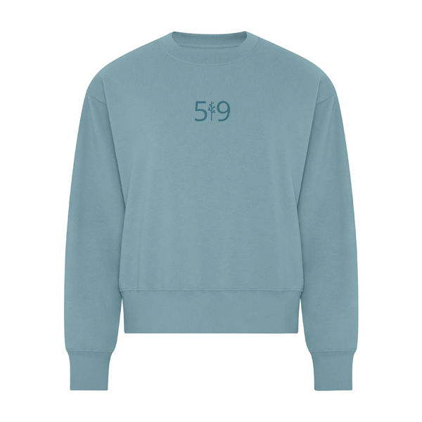 519 CLASSIC EMBROIDERED STUDIO PULLOVER CREW (WOMENS)
