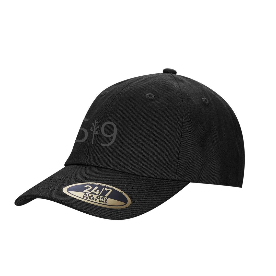 Rokh Black Embroidered Logo Cap Rokh