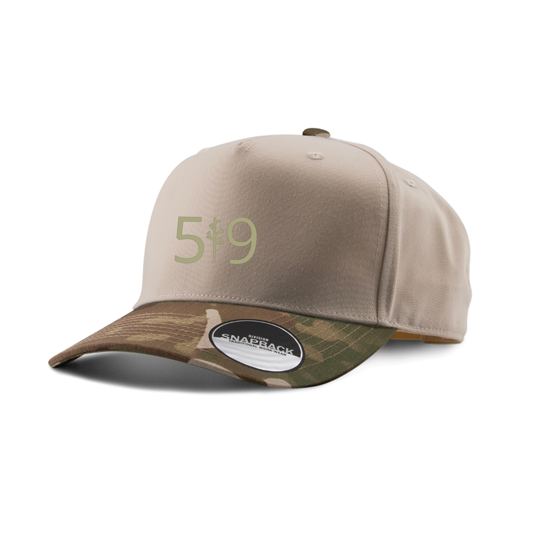 519 CLASSIC EMBROIDERED TWO-TONED PANEL CAP