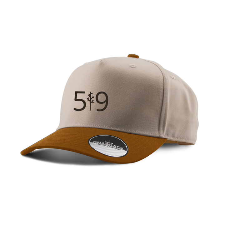 519 CLASSIC EMBROIDERED TWO-TONED PANEL CAP