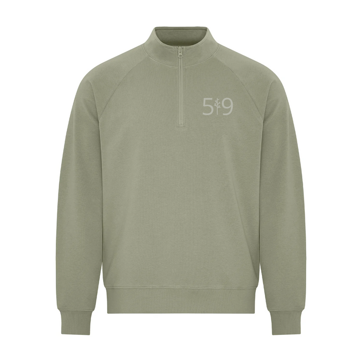 519 CLASSIC EMBROIDERED STUDIO FRENCH TERRY 1/4 ZIP (UNISEX)