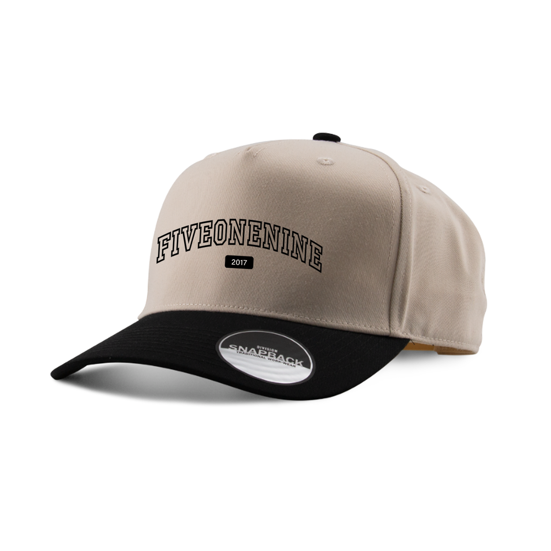 FIVEONENINE VARSITY EMBROIDERED TWO-TONE PANEL CAP